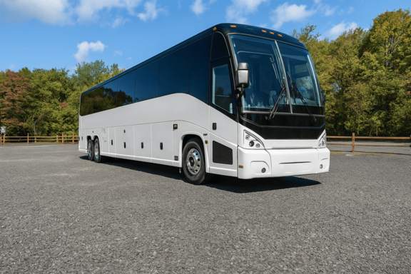 Palm Beach Gardens Charter Bus 56 Passenger Charter Bus