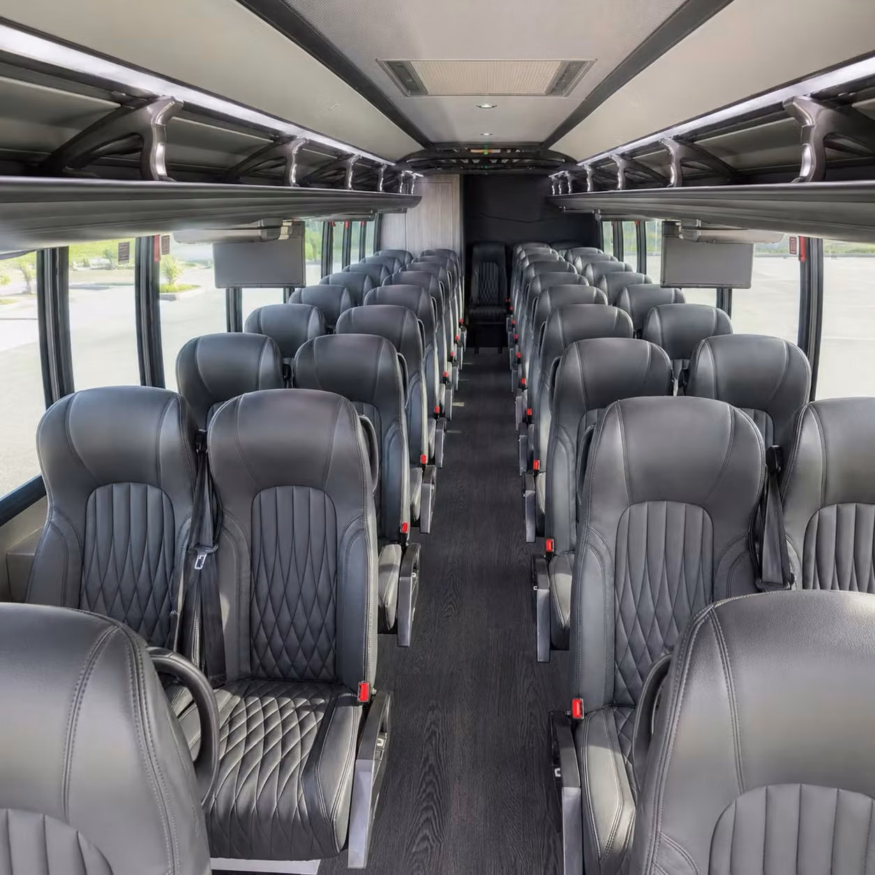 28 passenger minibus interior
