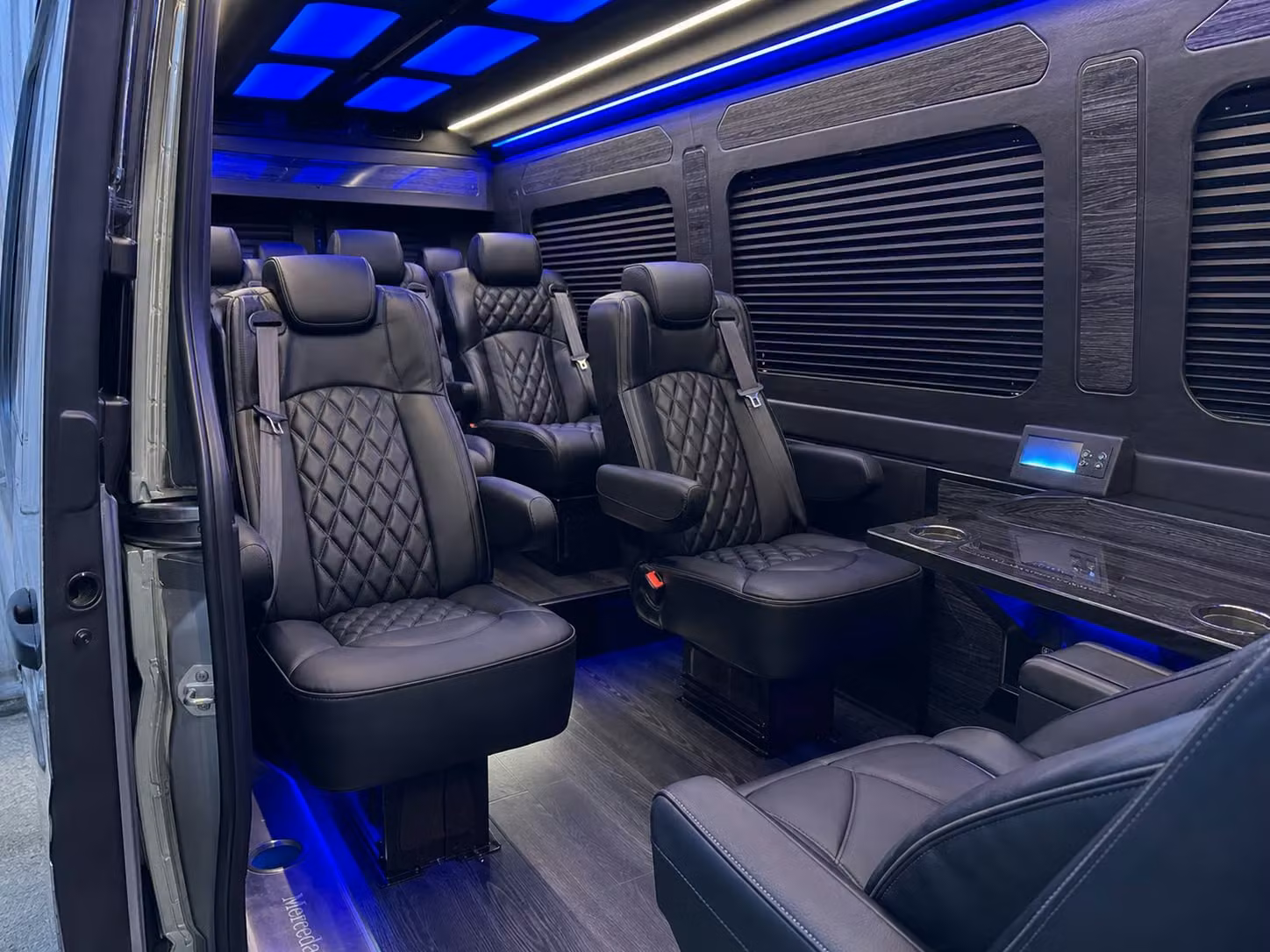 sprinter van transportation for groups and events across palm beach gardens